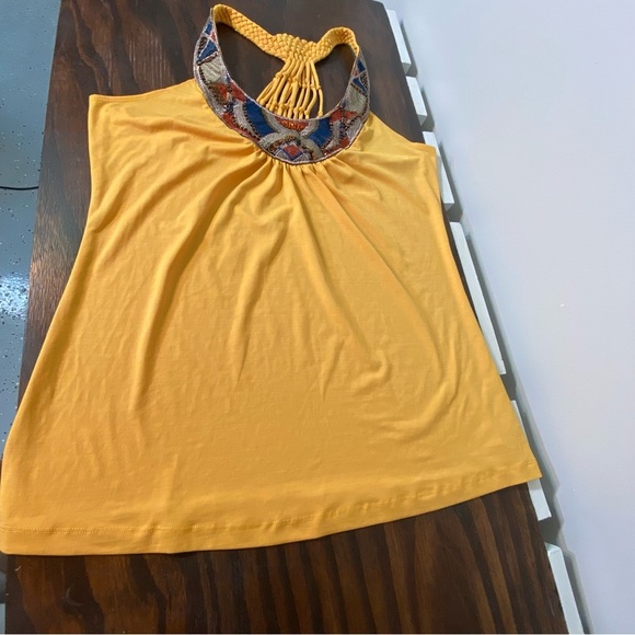 Women’s Six Degrees Of Separation yellow women top size XL - Picture 6 of 9